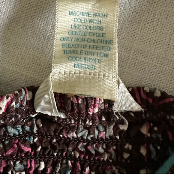 Maurices Studded Smocked Babydoll Tank & Shop The Mint Button Front Tank Size L - Picture 6 of 13